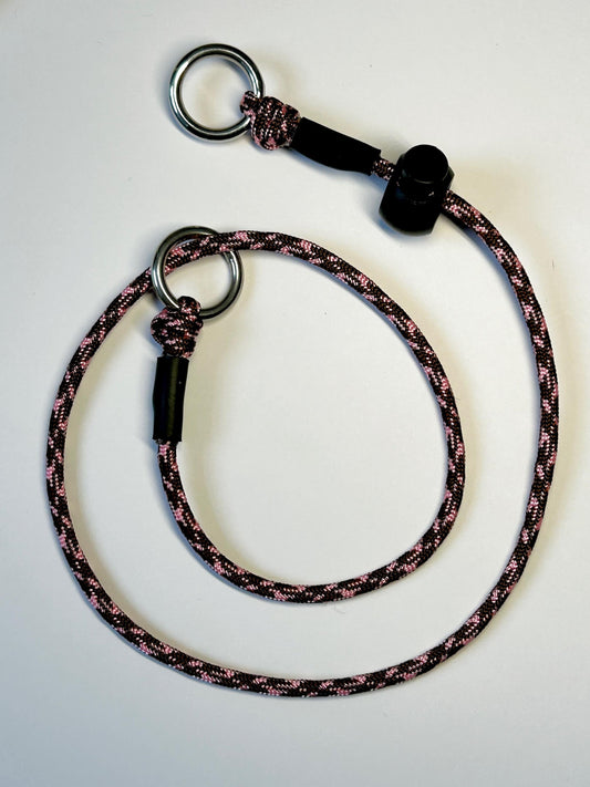 Pink & Brown Paracord 550 Grot Collar.