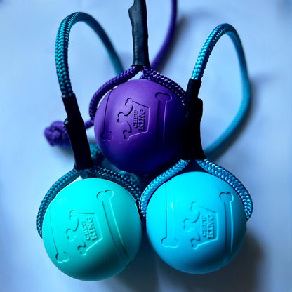 Chew King 7cm Reward Ball on rope.