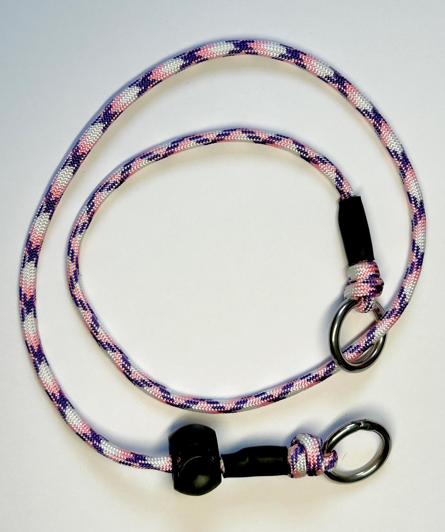 Pink & White Paracord 550 Grot Collar.