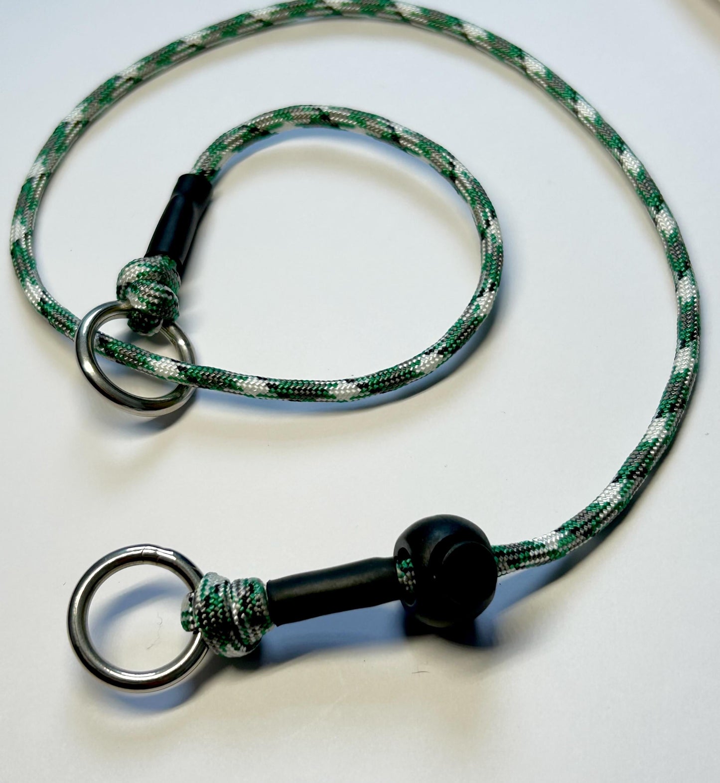 Green & White Paracord 550 Grot Collar
