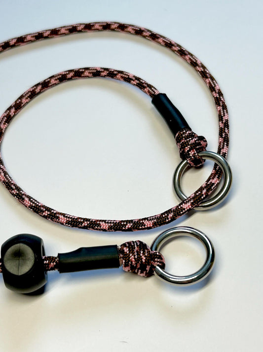 Pink & Brown Paracord 550 Grot Collar.
